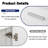 20'' Modern Freestanding Single Bathroom Vanity with Ceramic Top For Small Space-105116842