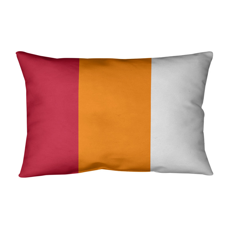  Coussin lombaire intérieur / extérieur Football, Orange