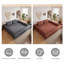 Canapé-lit avec coussin rectangulaire et coussins, fauteuil convertible, canapé de plancher et matelas de couchage, canapé-lit pliant en mousse à mémoire de forme pour chambre à coucher, gris-348809324