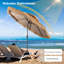 Twila 285cm Beach Umbrella Parasol