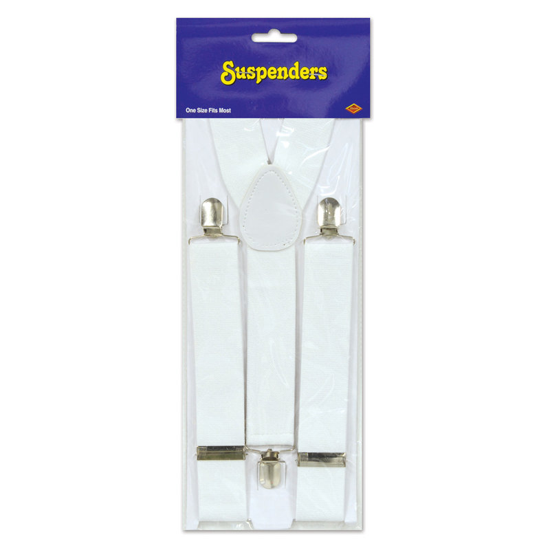 Porte-jarretelles - paquet de 12, Blanc