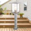 Deller Brushed Stainless Steel Bollard Light