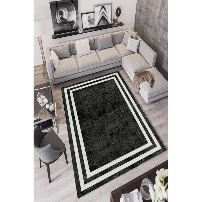 Stylish Hall Carpet, 39.4 x 59.1 inches | 100% Polyester, 650 g/m², 0.16 in Pile Height | Antibacterial, Eco-Friendly, Non-Slip PVC Dot Underside | Machine Washable, Perfect for Modern Entryways & Living Spaces
