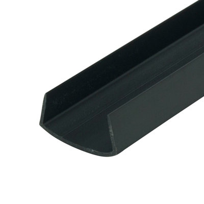 Rail de moulage en plastique de 1 pouce de largeur