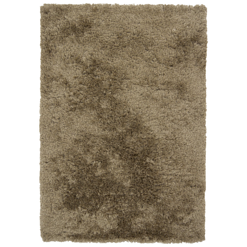 Celecot Hand Loomed Area Rug in Olive, Rectangle 5' x 7'6"