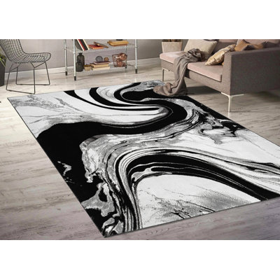 Charliyah Abstract Flatweave Indoor / Outdoor Area Rug