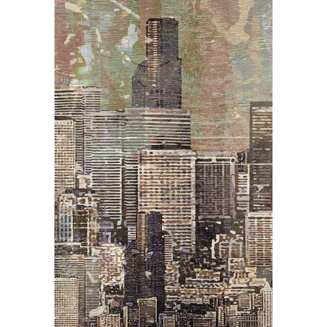 Leinwandbild Washed Skyline II von James Burghardt