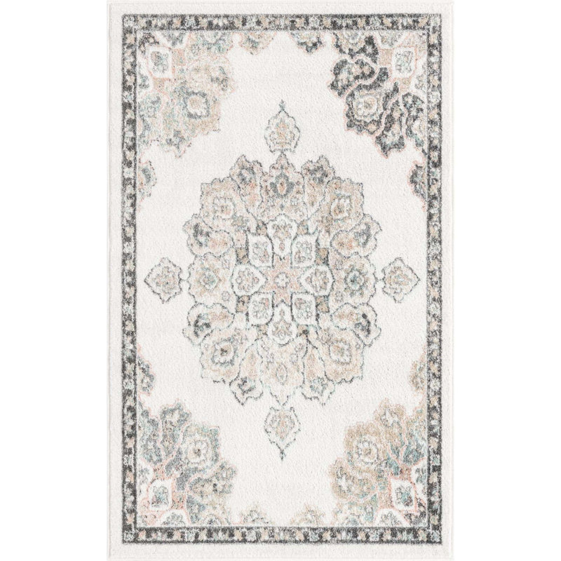 Oriental Indoor Rug, Rectangle 3'3" x 5'3"