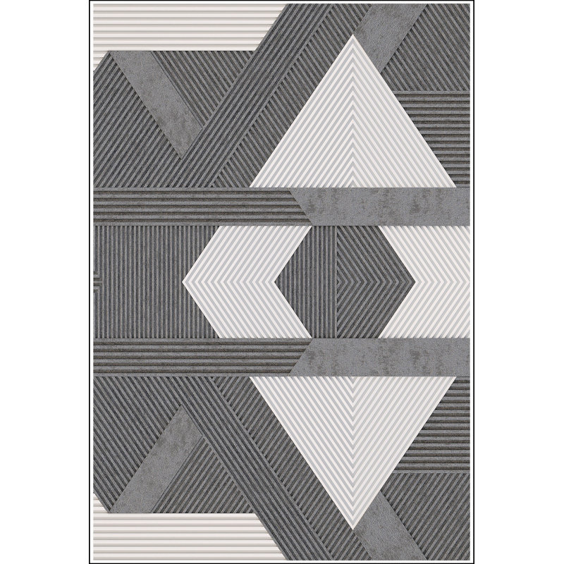 Asrar Geometric Area Rug, Rectangle 120 x 180cm