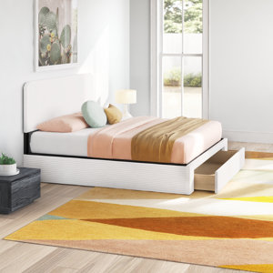 (incomplete)Audeline Tufted Upholstered Storage Panel Bed