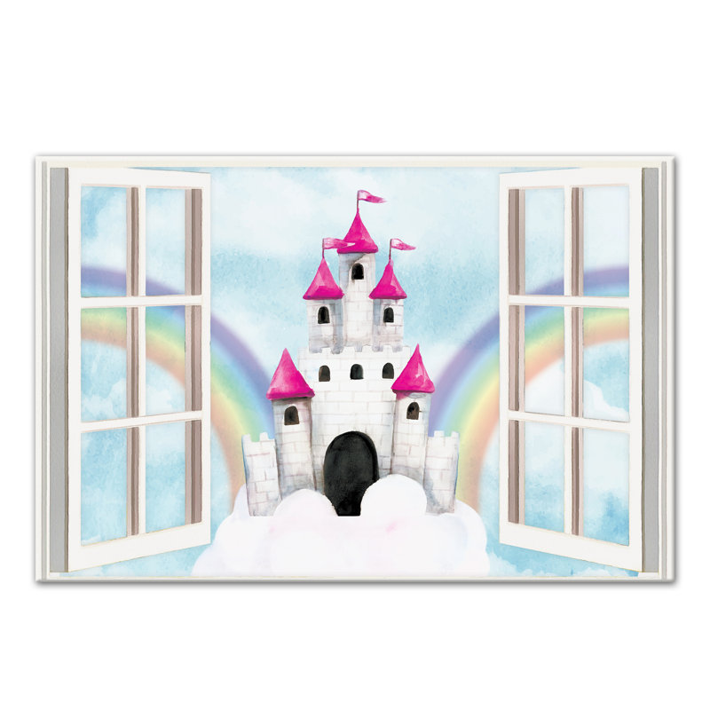 Art sur toile, fenêtre de Karly, H 12 po x l 18 po x P 1,25 po