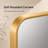 Leyat Modern Rectangle Metal Frame Wall Mirror for Bathroom-1133631055-1133631089