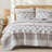 -Piece King Quilt Bedding Sets, 100% Cotton, Reversible Modern Home