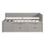 Lit de jour simple avec tiroirs et tablettes, gris (ANCIEN SKU: LP002022AAE)-1290173384-1290173429