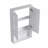 24" Bathroom Wall Cabinet, Soft Close Doors, Float Mounting Design,Glossy White,(Kd-Packing)