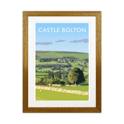 Castle Bolton Portrait by Richard O'Neill - Print