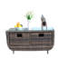 Table basse avec verre trempé