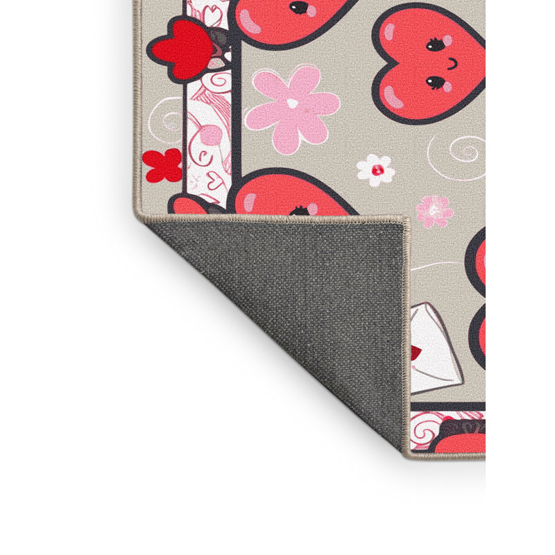 Tapis des fêtes de fin d'année The Holiday Aisle®, Rectangle 5 pi x 7 pi