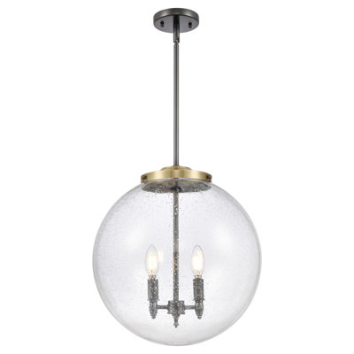 Luminaire suspendu sphère 3 lumières DEL Beacon