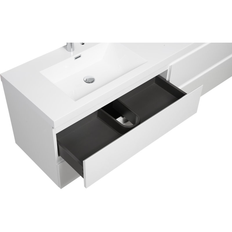 Meuble-lavabo double avec plateau 70,87 Spreckels