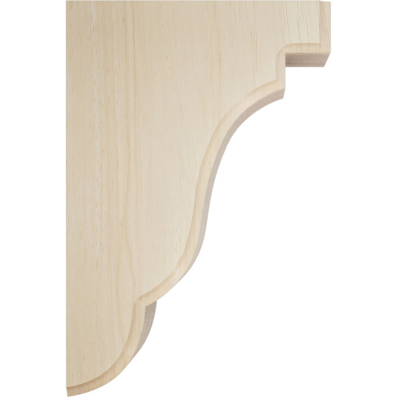 Support Bedford, Hévéa, 3,5 po X P 5 po X P 7,5 po H