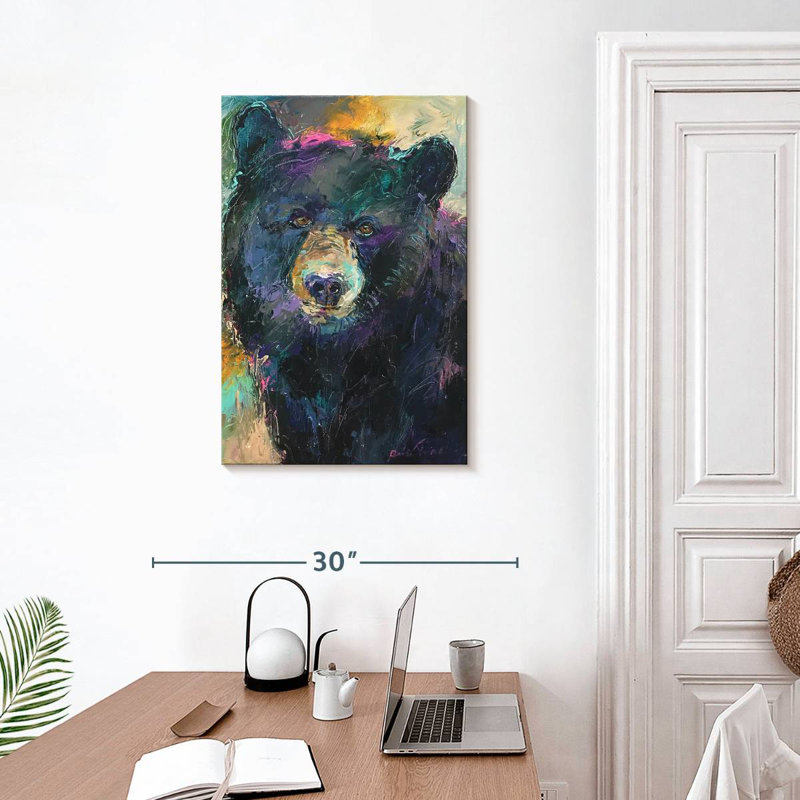 Brampt A Black Bear, 30" H x 20" W