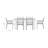 Eartha 6 - Person Patio Dining Set with Rectangular Table , Cushions Included-1884673982-1886575087