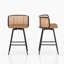 Ensemble de 2 tabourets de bar rotatifs 26 po H-2058239532