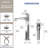 Single Hole Vessel Bathroom Faucet with Drain Assembly, Single Handle Vessel Bathroom Sink Faucet-128788381
