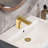 Single Handle Single Hole Bathroom Faucet With Drain Assembly-119623793