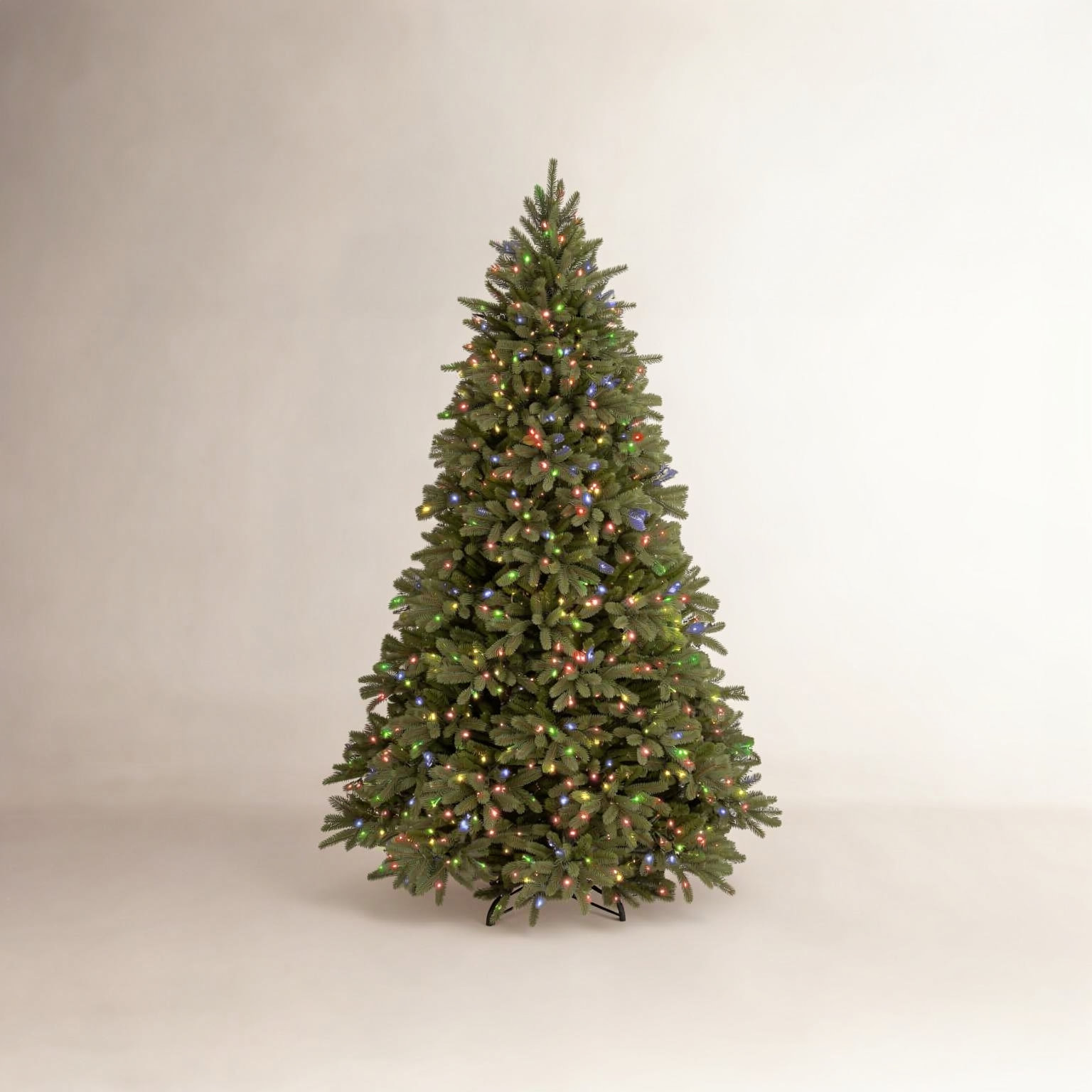 Pre-Lit Fir Christmas Tree, 9' H