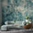 Teal Patina Abstract Wall Mural-352911301