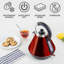 SQ Professional Gems 1.8L Stainless Steel Electric Tea Kettle-1974082767