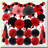 Red & Black Casino Night Swirl Decorations 10 Pack