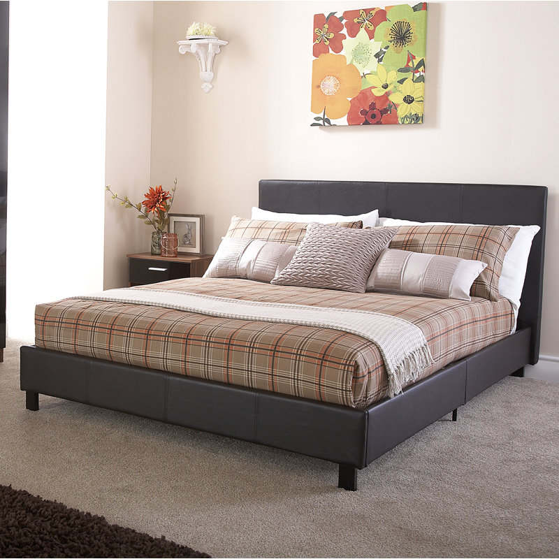 Morgana Upholstered Bed, Kingsize (5'), Brown