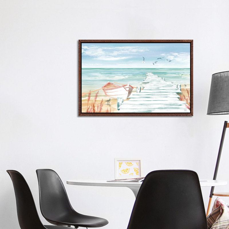 Ocean Breeze I by Dina June - Gallery-Wrapped Canvas Giclée on Canvas, Classic Wood Framed, 101.6 cm H x 66.04 cm W