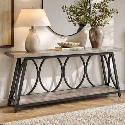 2Tier Hall Table,Vintage Console Table,Sturdy Sofa Table,Side Table