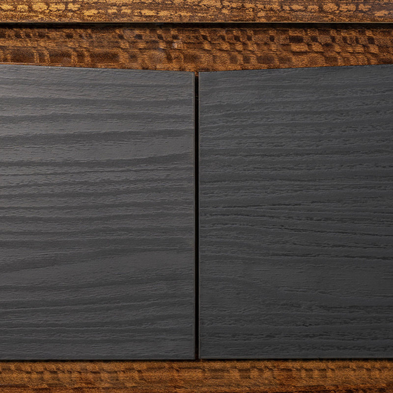 Kayner Dresser With Mirror - Charcoal