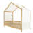 Low House Style Bed With Curtains-1784003899-1784003896