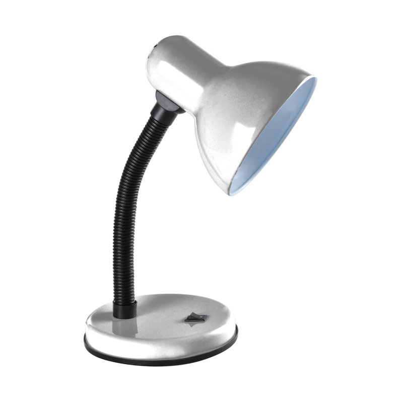 Naheda Metal Desk Lamp, Silver