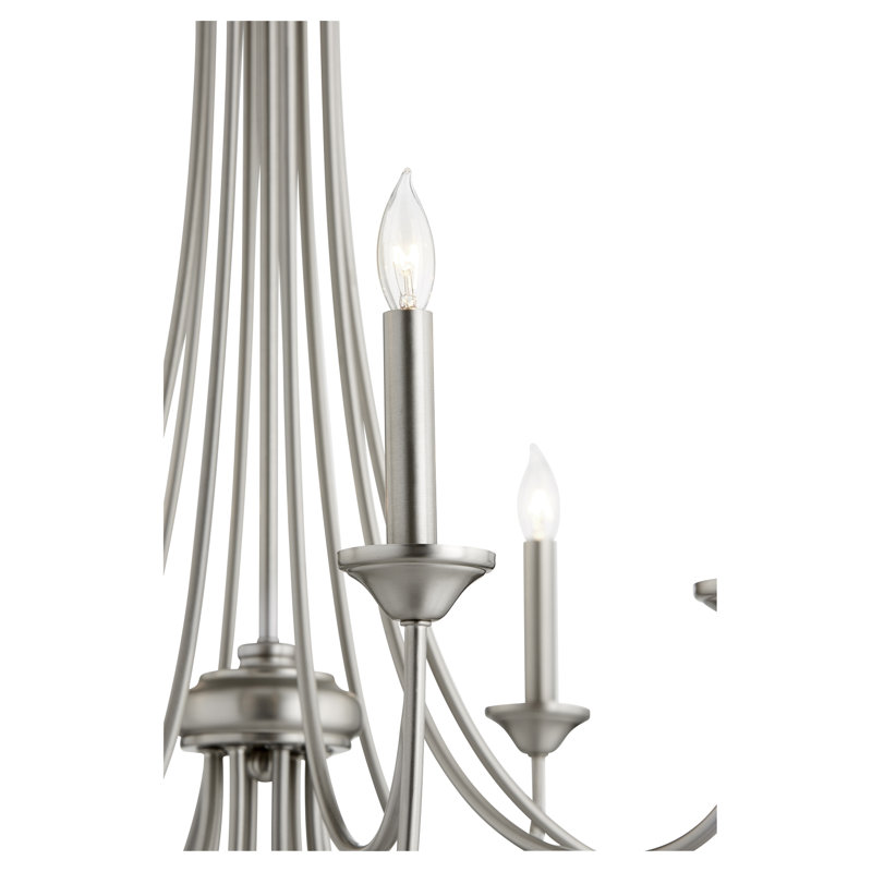 Lustree 8 lumières façon bougie Polito