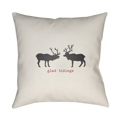 Glad Tidings Indoor/Outdoor Throw Pillow