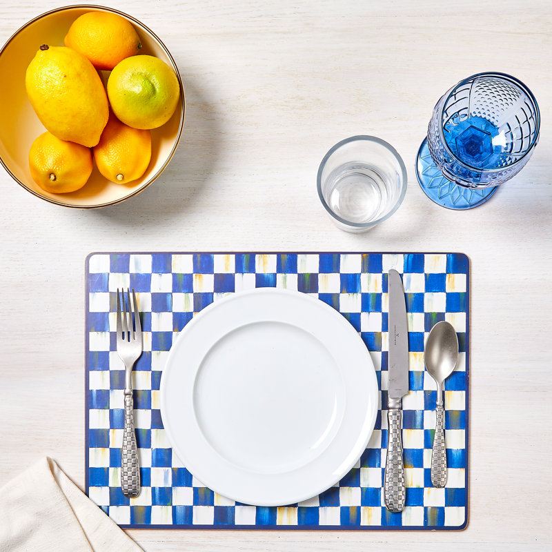 Royal Check Cork Back Placemats