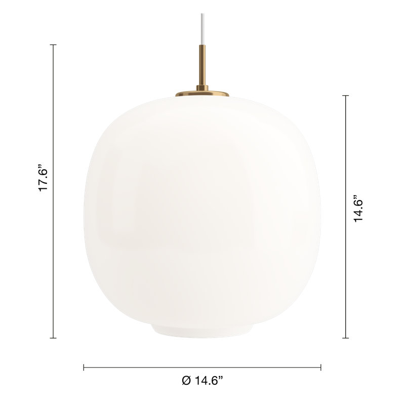 VL45 1 - Light LED Pendant, 3000-1800K