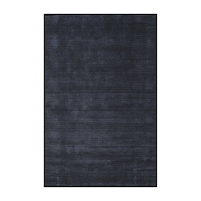 Tapis contemporain noir