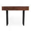 Console moderne en bois massif avec design cannelé et rangement-1136075366
