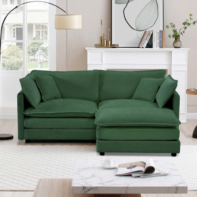 Chenille Cloud Sofa ，Loveseat Sofa Couch for Living Room 