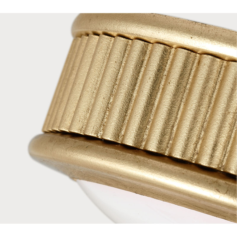 Ritz Flush Mount, Gild, 2" H x 5" W x 5" D