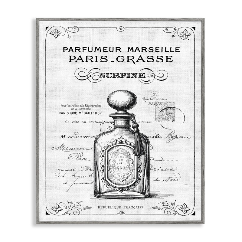 Estampe numérique de luxe rétro française, giclée par lettrage et doublure, Estampe numérique Farmhouse, H 20 po x l 16 po