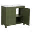 Rangement pour meuble-lavabo 36 po avec lavabo en céramique-117193624
